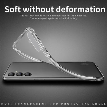 For Samsung Galaxy S25 5G MOFI Ming Series Ultra-thin TPU Phone Case(Transparent)