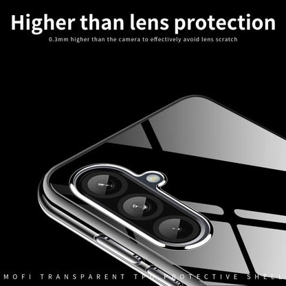 For Samsung Galaxy A36 MOFI Ming Series Ultra-thin TPU Phone Case(Transparent)
