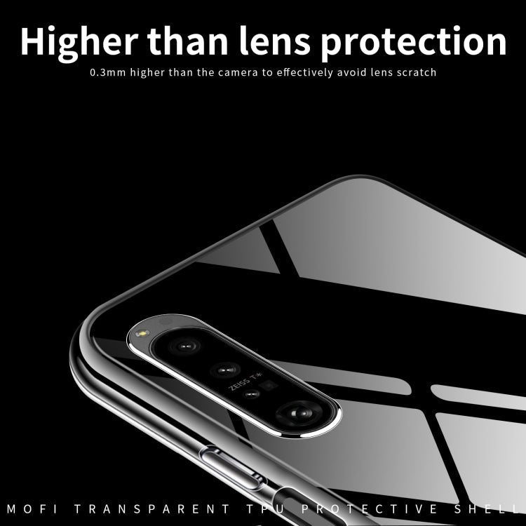 For Sony Xperia 1 VI MOFI Ming Series Ultra-thin TPU Phone Case(Transparent)