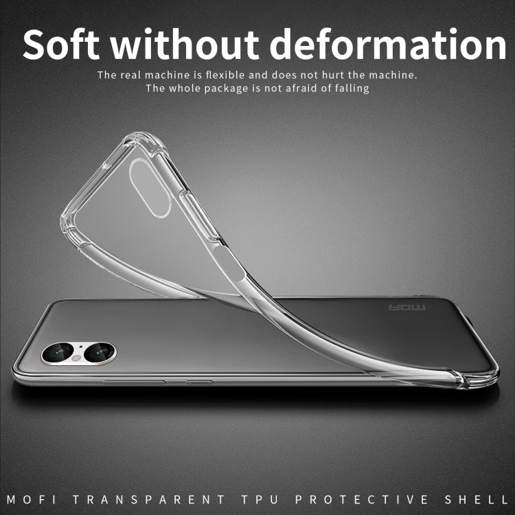 For Sony Xperia 10 VI MOFI Ming Series Ultra-thin TPU Phone Case(Transparent)