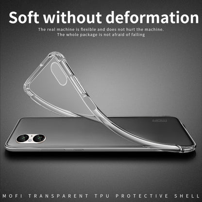 For Sony Xperia 10 VI MOFI Ming Series Ultra-thin TPU Phone Case(Transparent)