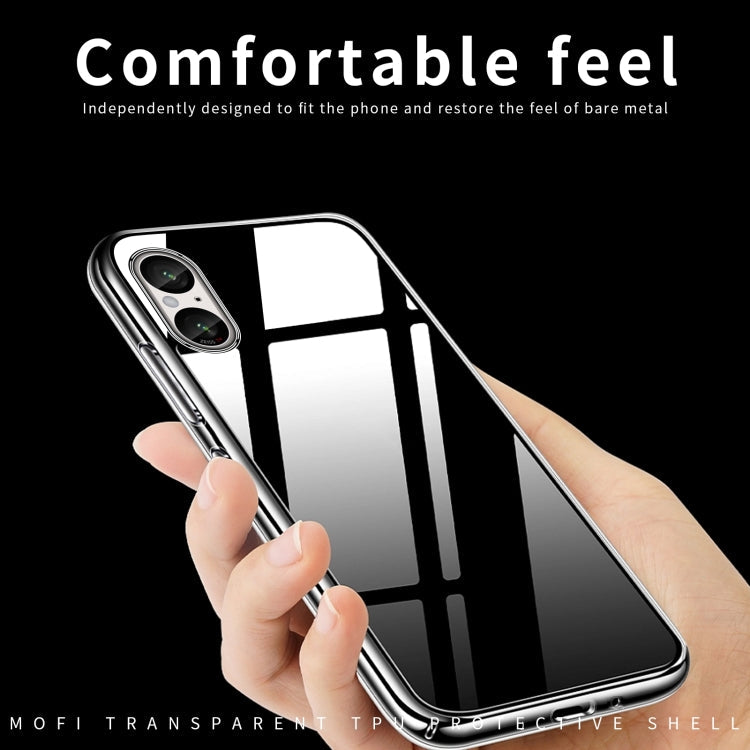 For Sony Xperia 10 VI MOFI Ming Series Ultra-thin TPU Phone Case(Transparent)
