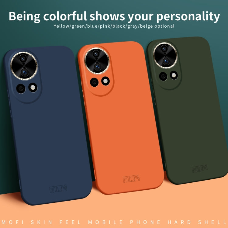 For Huawei nova 12 Pro / 12 Ultra MOFI Qin Series Skin Feel All-inclusive PC Phone Case(Gray)