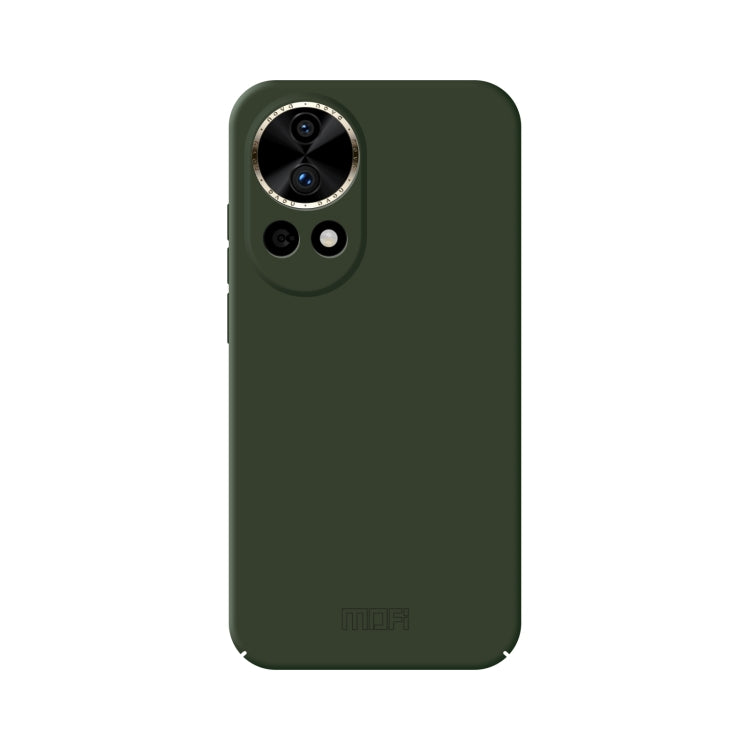 Pour Huawei nova 12 Pro / 12 Ultra Coque de téléphone tout compris en PC, toucher peau, série MOFI Qin (Vert)