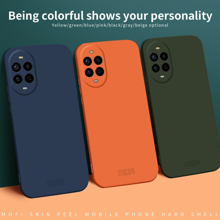 Pour Huawei nova 13 Pro MOFI Qin Series Étui de téléphone PC tout compris sensation peau (noir)