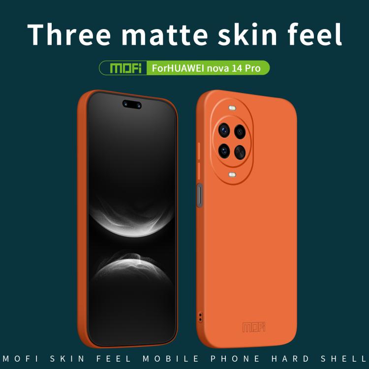For Huawei nova 14 Pro MOFI Qin Series Skin Feel All-inclusive PC Phone Case(Black)