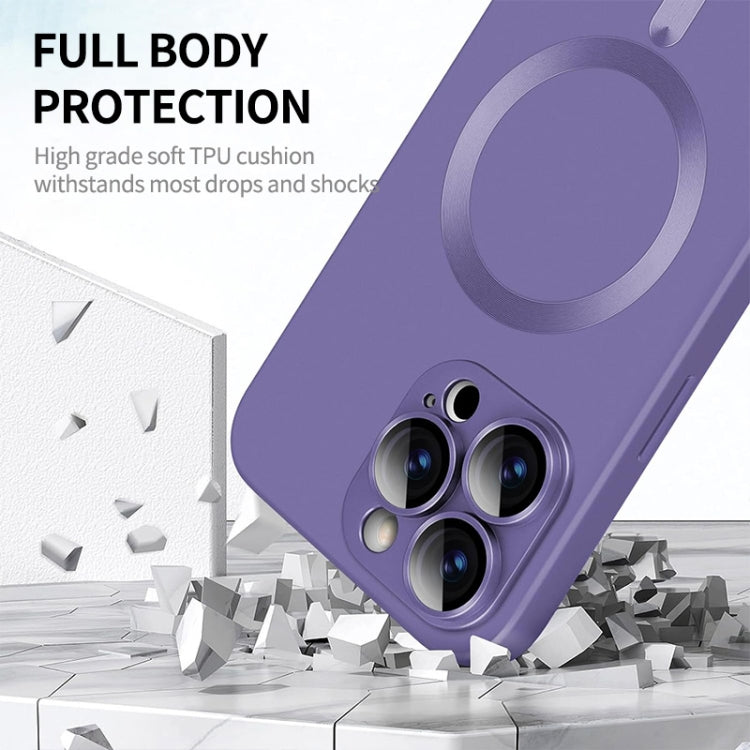 For iPhone 16 ENKAY MagSafe Matte TPU Phone Case with Lens Film(Green)