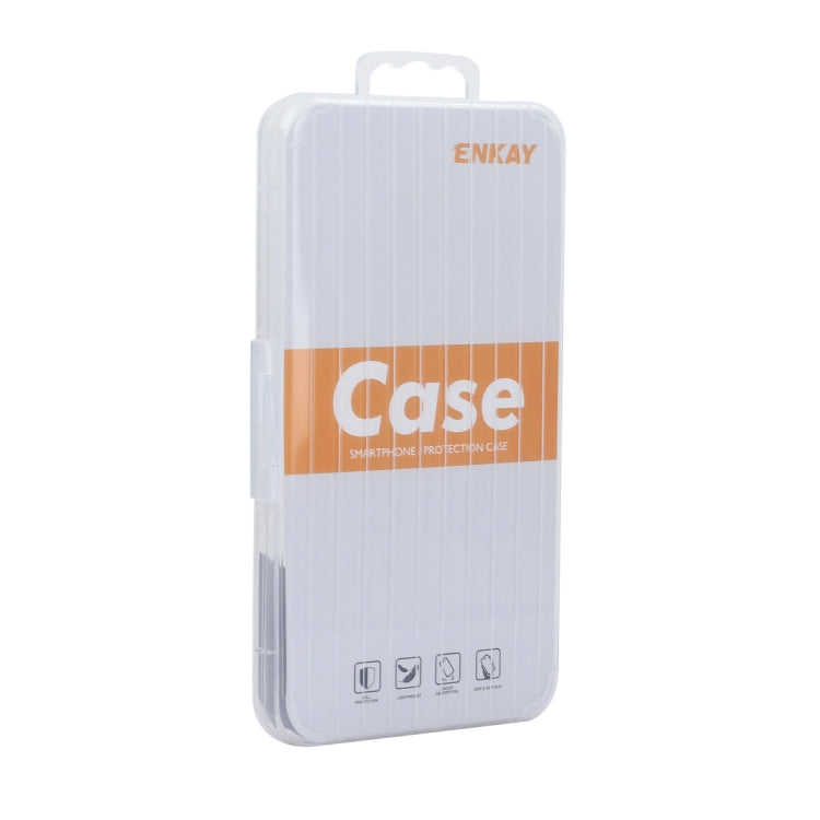 For iPhone 16 ENKAY MagSafe Matte TPU Phone Case with Lens Film(Purple)