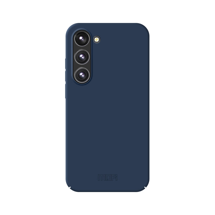 For Samsung Galaxy S24+ 5G MOFI Qin Series Skin Feel All-inclusive PC Phone Case(Blue)