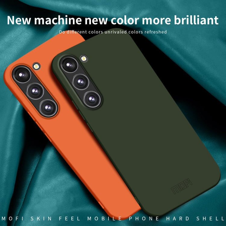 Pour Samsung Galaxy S24+ 5G Coque de téléphone tout compris MOFI Qin Series Skin Feel (Gris)