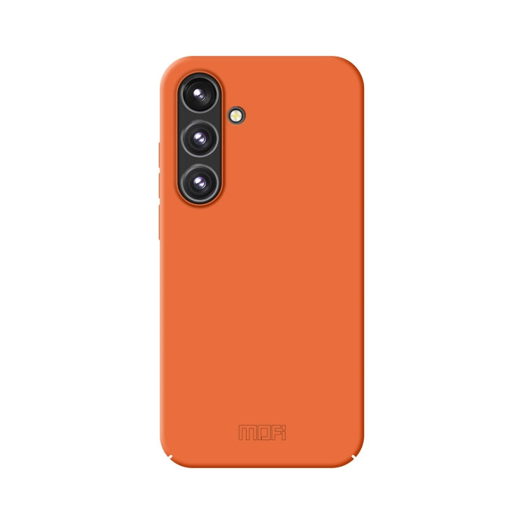 For Samsung Galaxy S24 FE 5G MOFI Qin Series Skin Feel All-inclusive PC Phone Case(Orange)