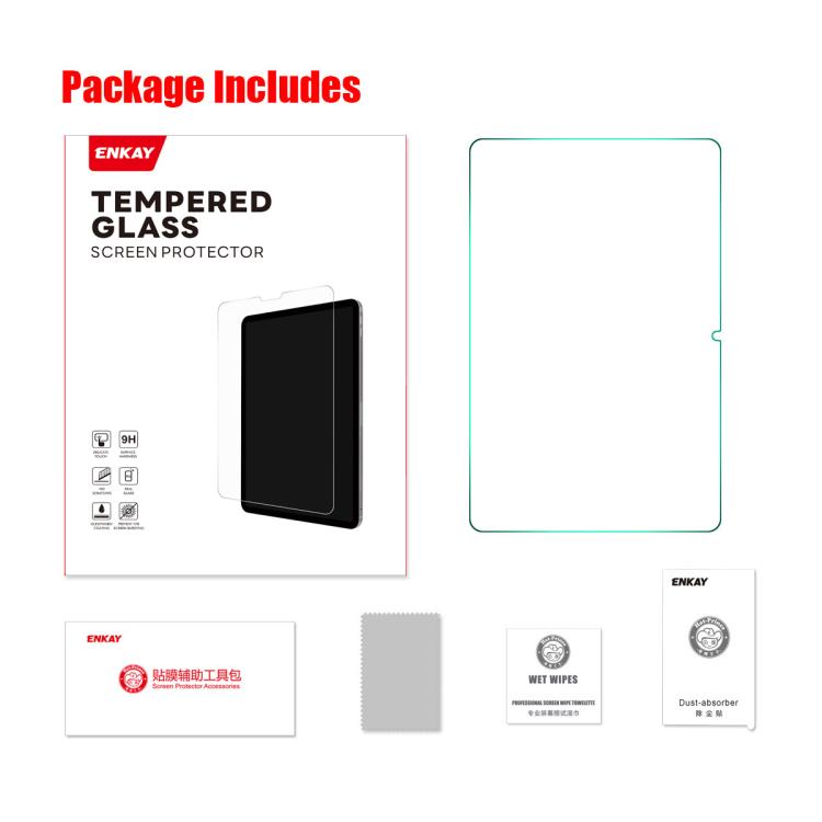 For Xiaomi Pad 8 / 7 / 8 Pro / 7 Pro ENKAY Hat-Prince 0.33mm Explosion-proof Tempered Glass Film