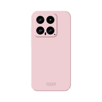 Pour Xiaomi 14 Étui de téléphone PC tout compris MOFI Qin Series Skin Feel (Rose)