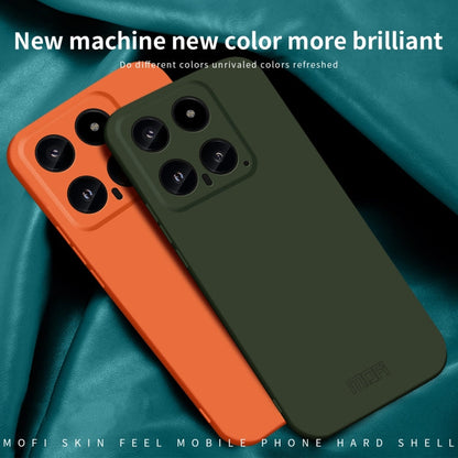 Pour Xiaomi 14 Étui de téléphone PC tout compris MOFI Qin Series Skin Feel (Rose)