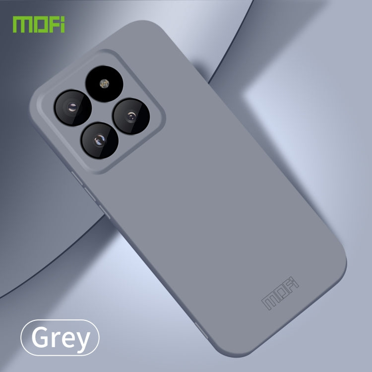 Pour Xiaomi 14 Pro Coque de téléphone tout compris en PC MOFI Qin Series Skin Feel (Gris)