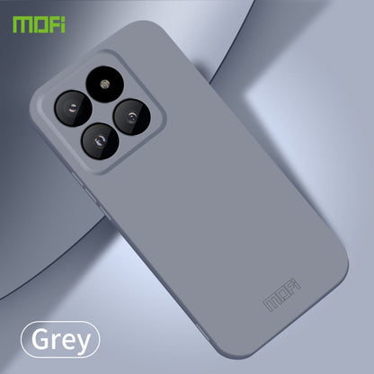 Pour Xiaomi 14 Pro Coque de téléphone tout compris en PC MOFI Qin Series Skin Feel (Gris)