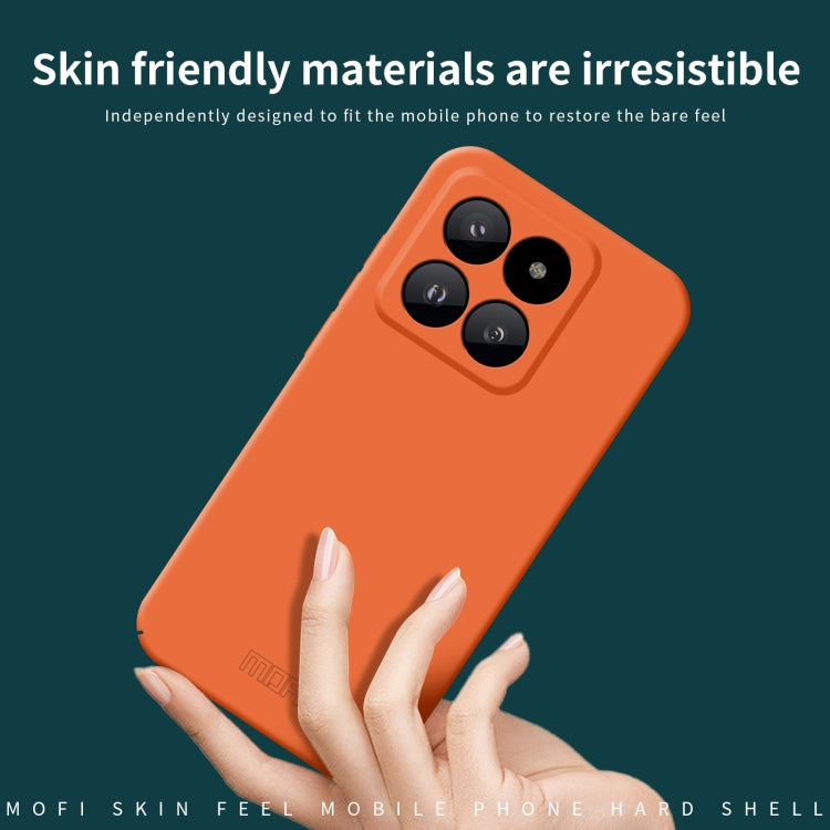 Pour Xiaomi 14 Pro Coque de téléphone tout compris en PC MOFI Qin Series Skin Feel (Gris)