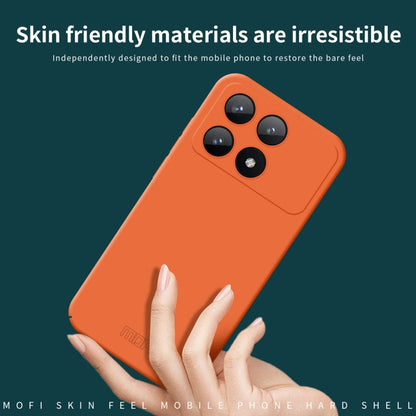 For Xiaomi Redmi K70E MOFI Qin Series Skin Feel All-inclusive PC Phone Case(Black)