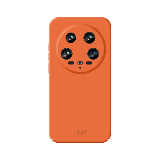 For Xiaomi 14 Ultra MOFI Qin Series Skin Feel All-inclusive PC Phone Case(Orange)