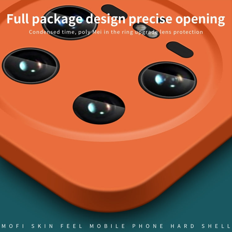For Xiaomi 14 Ultra MOFI Qin Series Skin Feel All-inclusive PC Phone Case(Orange)