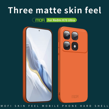 For Xiaomi Redmi K70 Ultra MOFI Qin Series Skin Feel All-inclusive PC Phone Case(Gray)