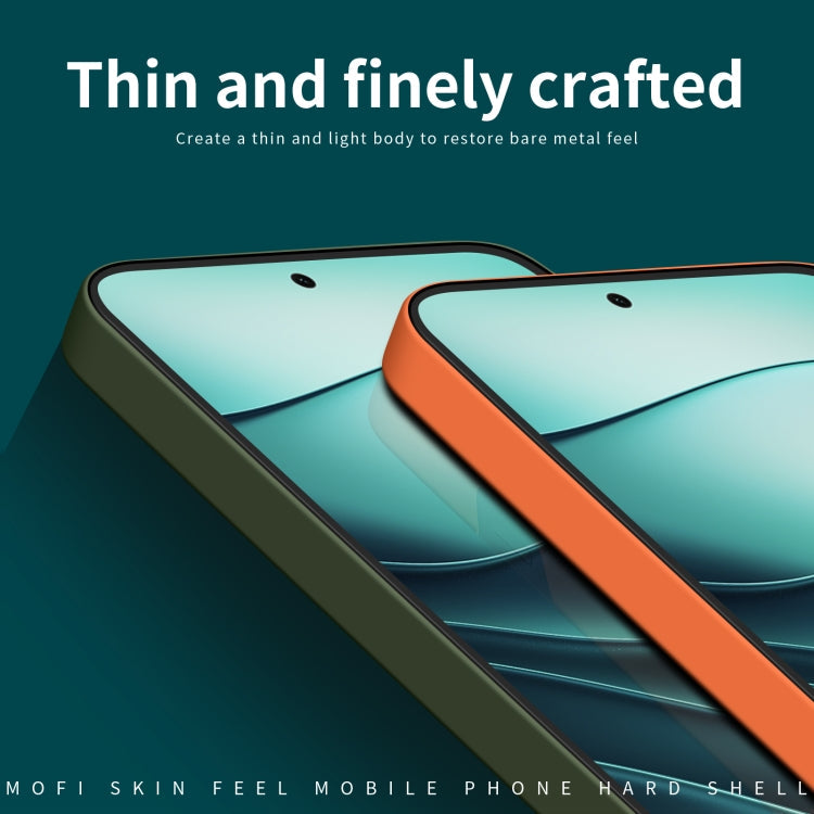 For Xiaomi Redmi Note 14 5G MOFI Qin Series Skin Feel All-inclusive PC Phone Case(Black)