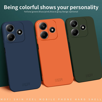 For Xiaomi Redmi Note 14 5G MOFI Qin Series Skin Feel All-inclusive PC Phone Case(Orange)