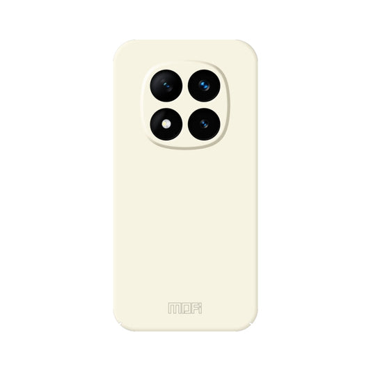For Xiaomi Redmi Note 14 Pro 5G MOFI Qin Series Skin Feel All-inclusive PC Phone Case(Beige)