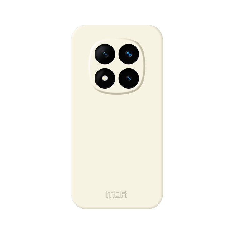 For Xiaomi Redmi Note 14 Pro+ 5G MOFI Qin Series Skin Feel All-inclusive PC Phone Case(Beige)