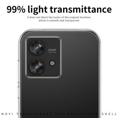 For Motorola Edge 40 5G MOFI Ming Series Ultra-thin TPU Phone Case(Transparent)