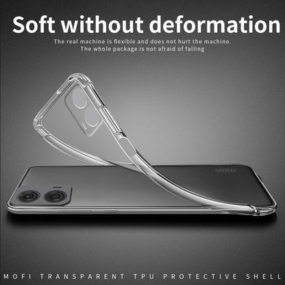 For Motorola Moto G24 / G04 MOFI Ming Series Ultra-thin TPU Phone Case(Transparent)