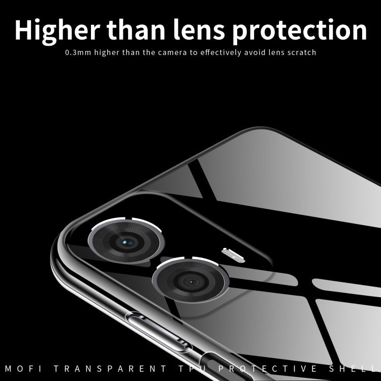 For Motorola Moto G24 / G04 MOFI Ming Series Ultra-thin TPU Phone Case(Transparent)