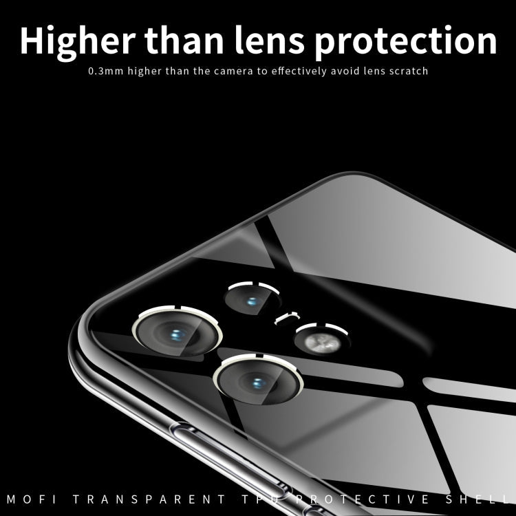 For Motorola Edge 50 Pro MOFI Ming Series Ultra-thin TPU Phone Case(Transparent)