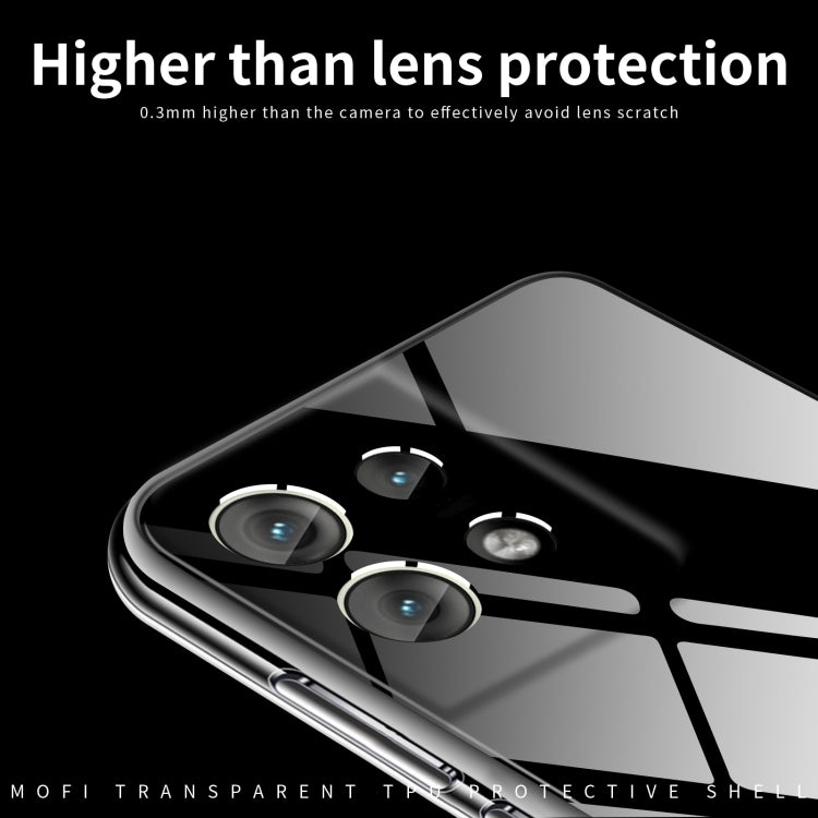 For Motorola Edge 50 Neo MOFI Ming Series Ultra-thin TPU Phone Case(Transparent)
