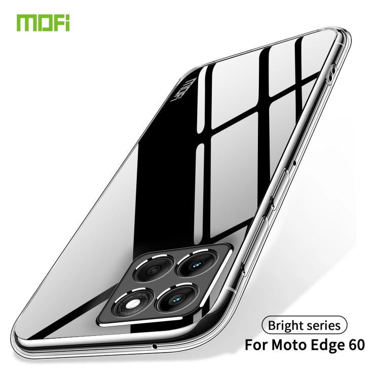 For Motorola Edge 60 MOFI Ming Series Ultra-thin TPU Phone Case(Transparent)