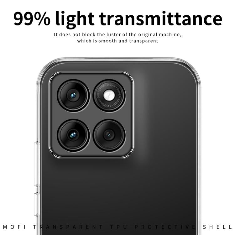 For Motorola Edge 60 MOFI Ming Series Ultra-thin TPU Phone Case(Transparent)