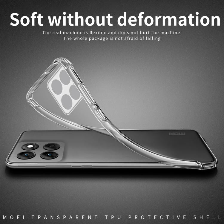 For Motorola Edge 60 MOFI Ming Series Ultra-thin TPU Phone Case(Transparent)