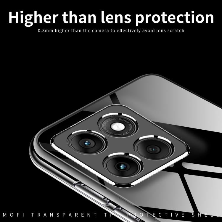 For Motorola Edge 60 MOFI Ming Series Ultra-thin TPU Phone Case(Transparent)
