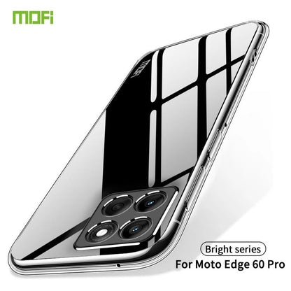 For Motorola Edge 60 Pro MOFI Ming Series Ultra-thin TPU Phone Case(Transparent)