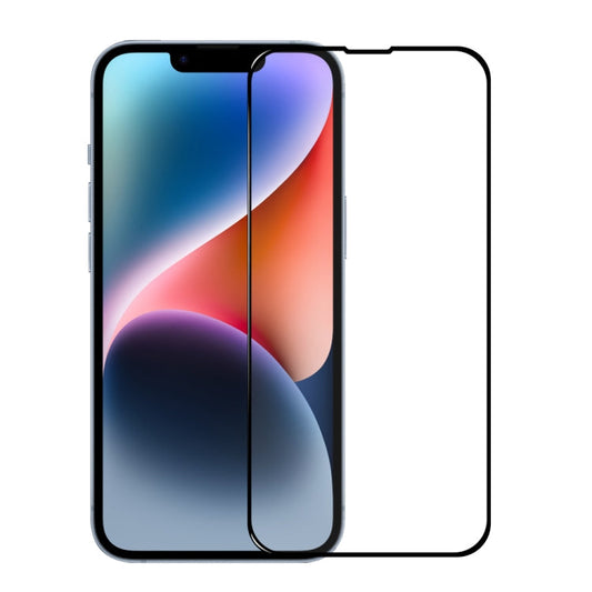 Pour iPhone 14 / 13 Pro / 13 NORTHJO A++ Protecteur d'écran adhésif intégral, Film en verre trempé sérigraphié