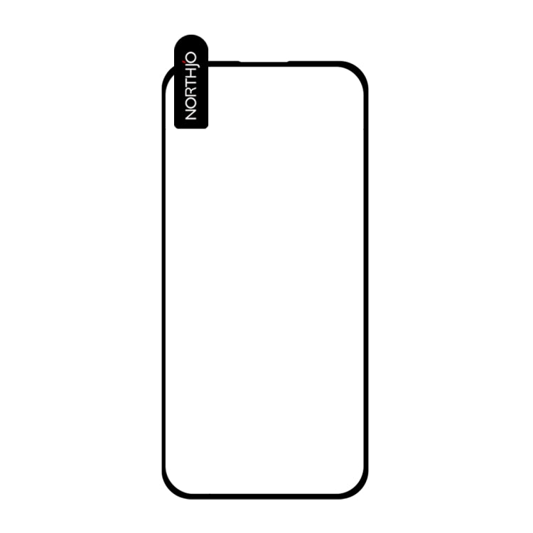 Pour iPhone 16 Pro Max NORTHJO A++ Protection d'écran Film en verre trempé à colle totale et impression sérigraphique