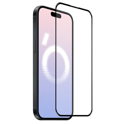 For iPhone 16 NORTHJO A++ Screen Protector Full Glue Silk Printing Tempered Glass Film