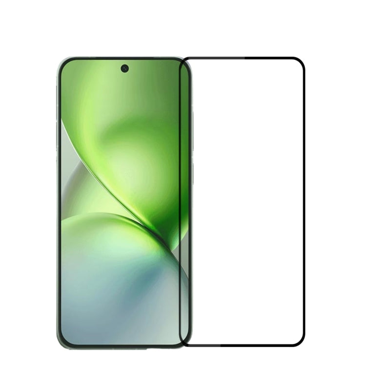 For vivo X200 Pro mini MOFI 9H 2.5D Full Screen Tempered Glass Film(Black)