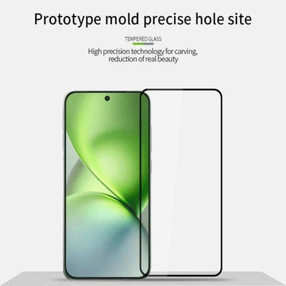 For vivo X200 Pro mini MOFI 9H 2.5D Full Screen Tempered Glass Film(Black)