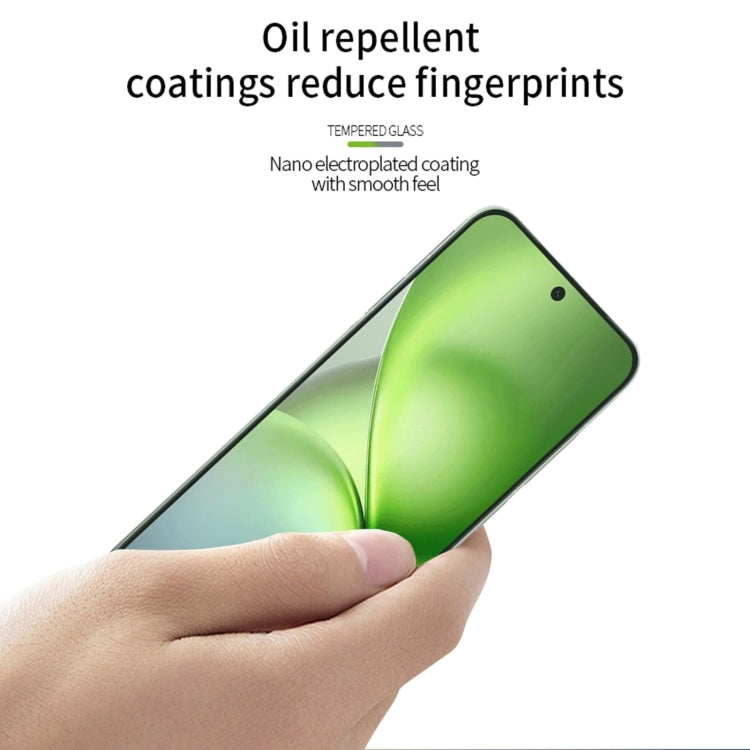 For vivo X200 Pro mini MOFI 9H 2.5D Full Screen Tempered Glass Film(Black)