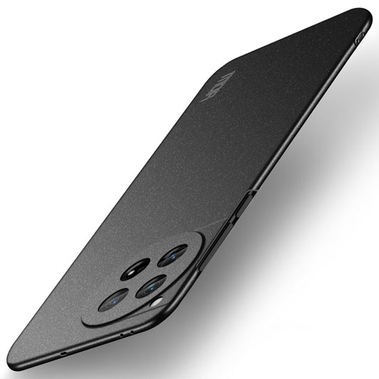 For OnePlus 12 MOFI Fandun Series Frosted PC Ultra-thin All-inclusive Phone Case(Black)
