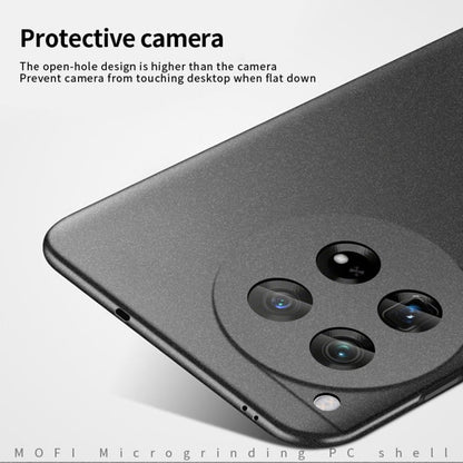 For OnePlus 12 MOFI Fandun Series Frosted PC Ultra-thin All-inclusive Phone Case(Gray)