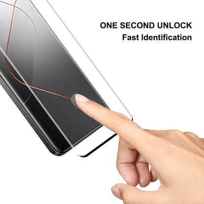 Pour Xiaomi 14 Pro 2pcs Film en Verre Trempé ENKAY Hat-Prince à Colle Pleine pour Pliage à Chaud