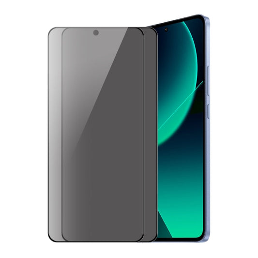 For Xiaomi 13T / 13T Pro 2pcs ENKAY Hat-Prince 28 Degree Anti-peeping Privacy Silk Screen Tempered Glass Film
