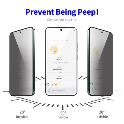 For Xiaomi Redmi 12 4G / 5G 2pcs ENKAY Hat-Prince 28 Degree Anti-peeping Privacy Tempered Glass Film